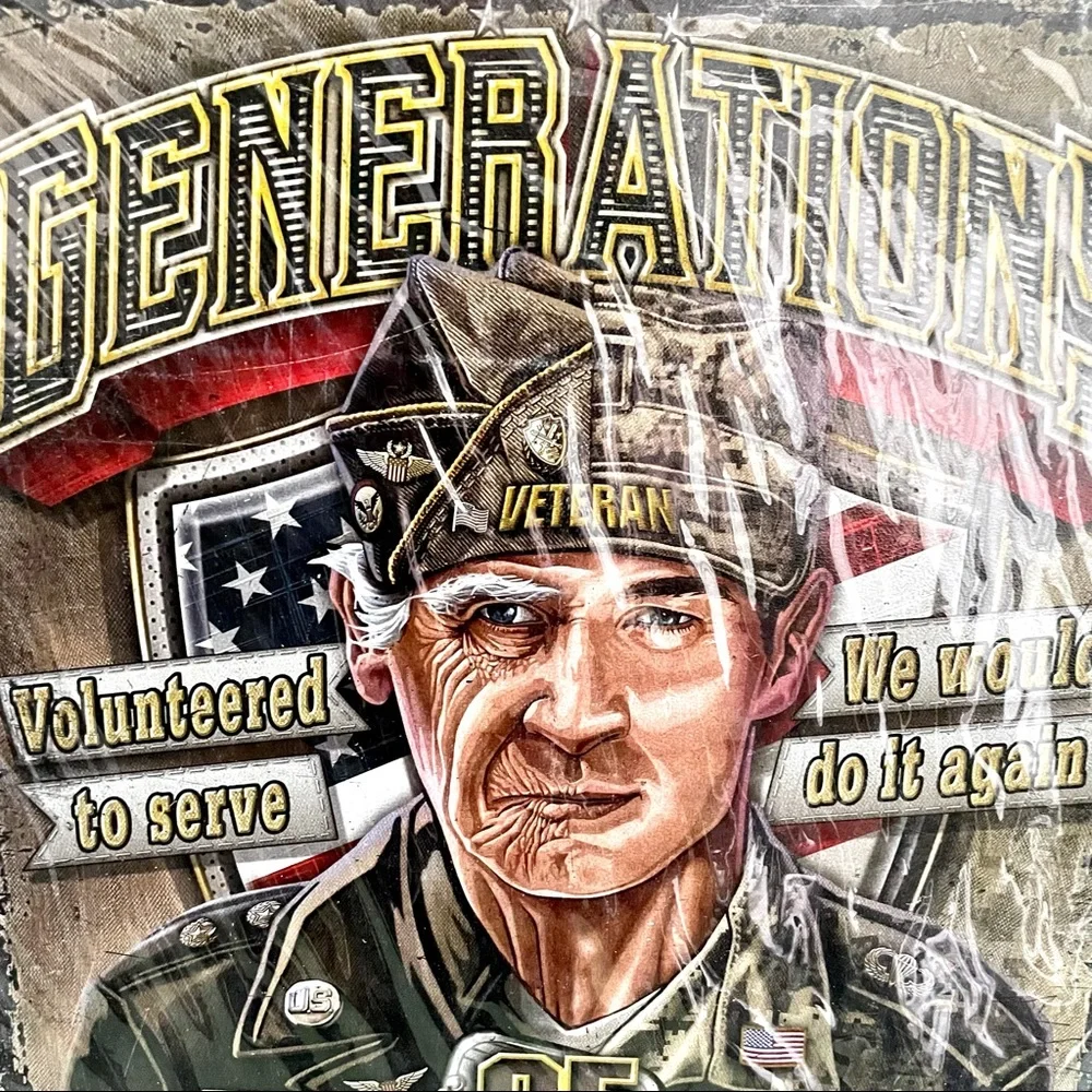 NEW Generations Of Service Metal Sign